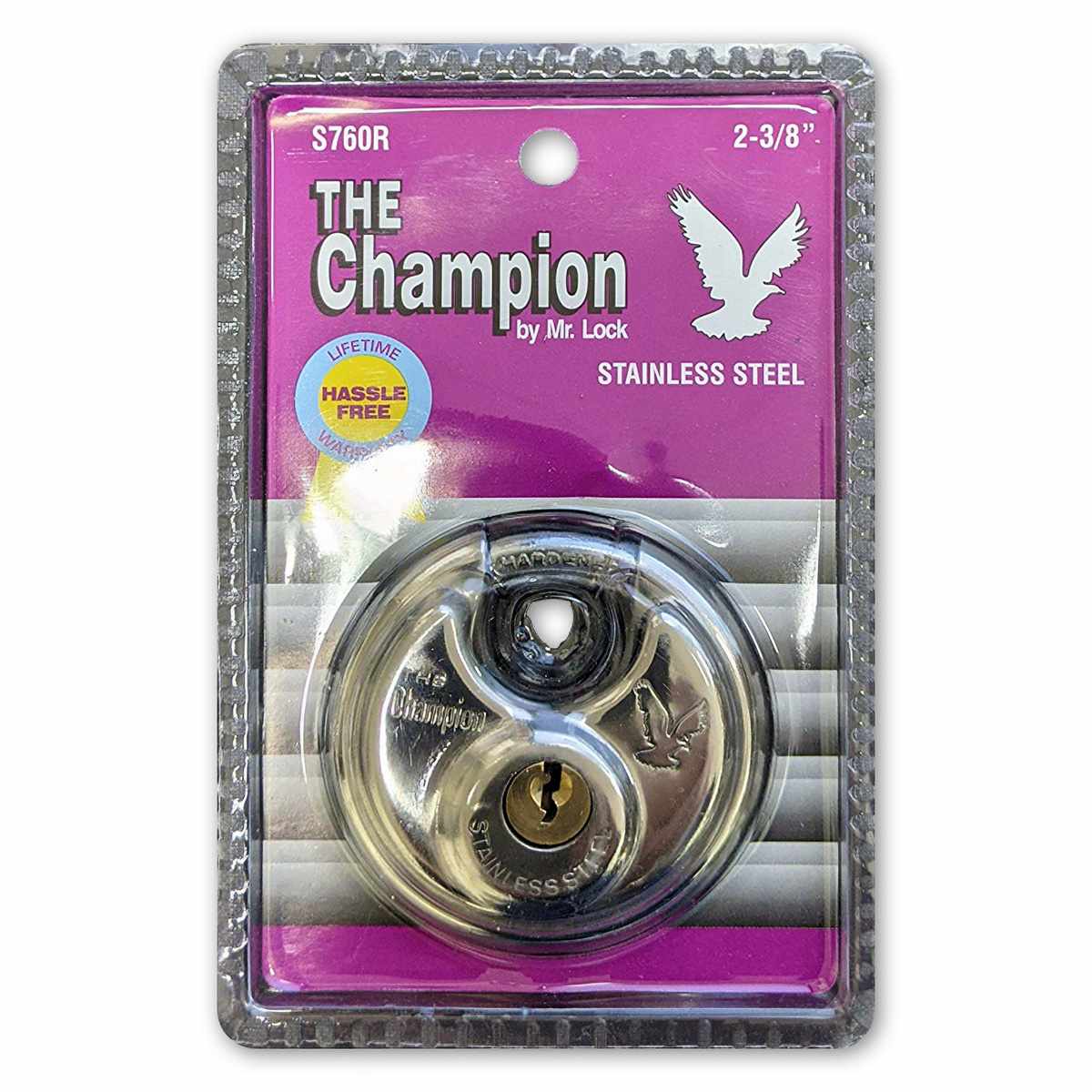 Champion 5 Pin Disc Lock, 2-3/8